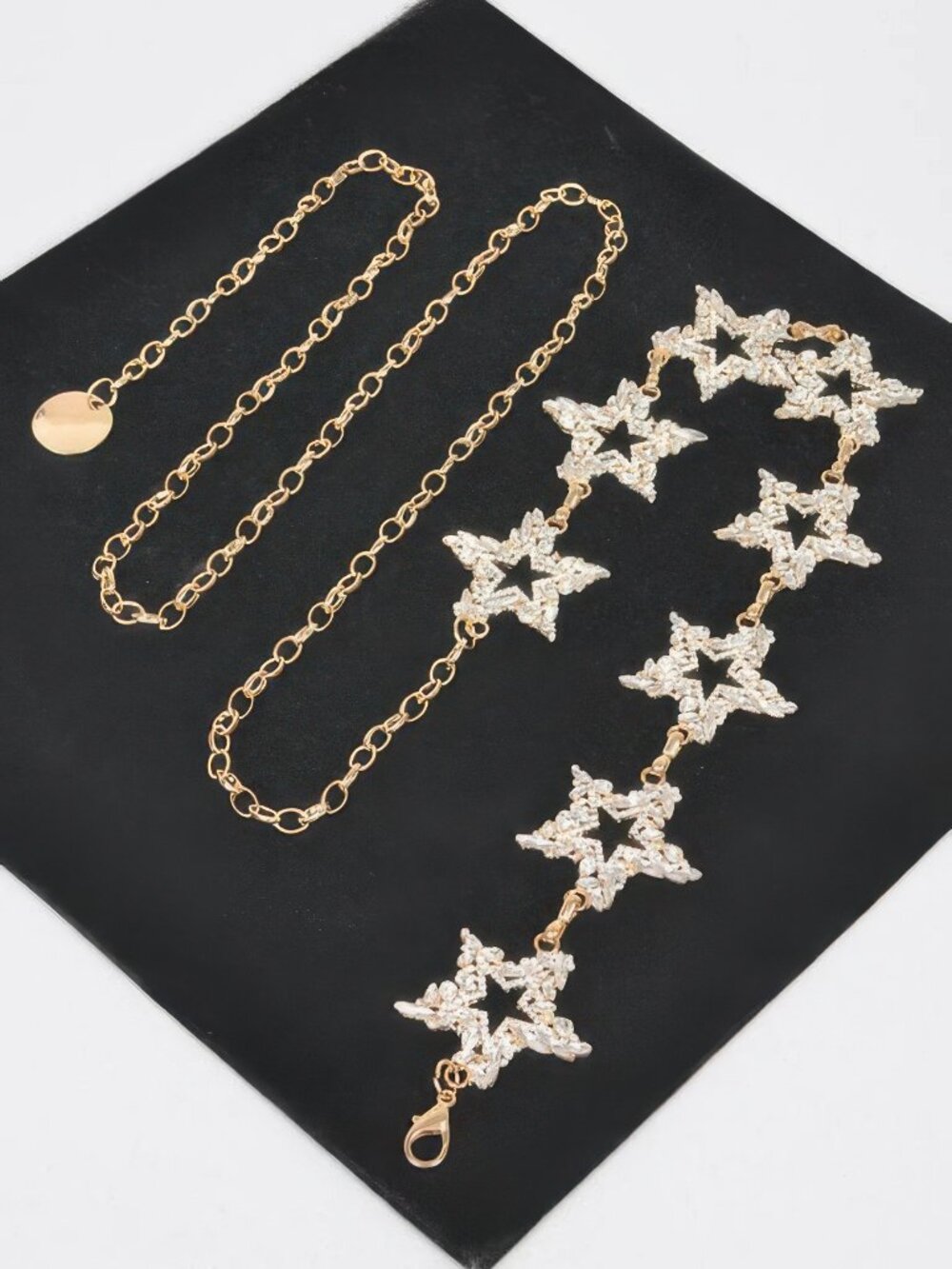 Glass Star Plus Size Chain Belt